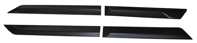 SIDE PROTECTOR MATTE BLACK (B-8008) (Set 4 pcs.)